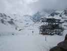 Mittelstation der Seilbahn Sulden - Schaubachhütte (23. Apr.)