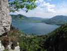 Mondsee vom Drachenwand-Klettersteig aus