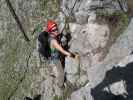 Drachenwand-Klettersteig: Carmen in der Weißen Verschneidung