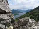 Mondsee vom Drachenwand-Klettersteig aus