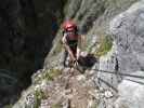 Drachenwand-Klettersteig: Carmen in der Latschenquerung