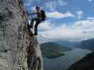 Drachenwand-Klettersteig: Carmen auf der Franzosenschanze