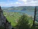 Mondsee vom Drachenwand-Klettersteig aus