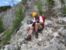 Drachenwand-Klettersteig: Ich beim Steigbuch