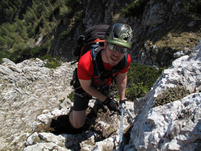 HTL Wels-Klettersteig: Norbert