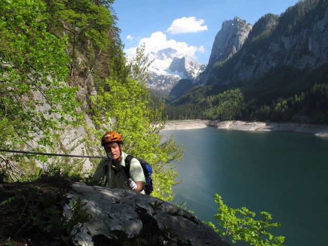 Laserer alpin-Klettersteig: Erich im Adlerhorst