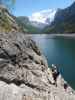 Romana und Sabrina beim Vorderen Gosausee, 937 m