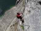 Laserer alpin-Klettersteig: Norbert und Erich auf der Himmelsleiter