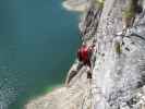 Laserer alpin-Klettersteig: Norbert auf der Himmelsleiter