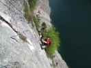 Laserer alpin-Klettersteig: Erich und Norbert in 'Michelangelo'