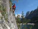 Laserer alpin-Klettersteig: Erich und Norbert im Fotoeck