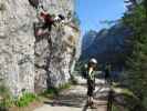 Laserer alpin-Klettersteig: Norbert und Erich in 'Girim'