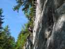 Schmied-Klettersteig: Romana in der Eibenquerung