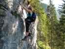 Schmied-Klettersteig: Sabrina in der Eibenquerung