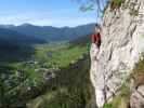 Schmied-Klettersteig: Norbert auf der Faschlbrücke