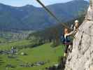 Schmied-Klettersteig: Sabrina und Romana nach der Faschlbrücke