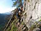 Schmied-Klettersteig: Romana und Sabrina in der Draufgabe