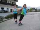 Sabrina und Romana beim Gasthof Gosauschmied, 767 m