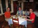 Ich, Erich und Norbert im Gasthof Zauner in Hallstatt, 511 m