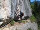 Echernwand-Klettersteig: Norbert am Gamsband