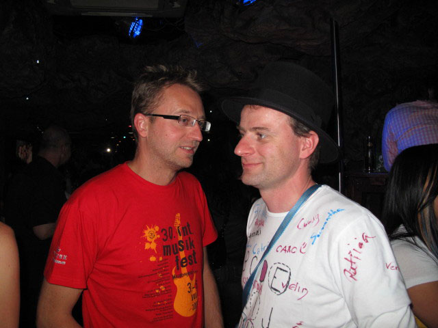 Michael und Andreas in der Bettel-Alm