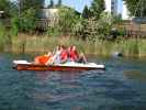 ?, Gerhard, ? und Michael auf der Oberen Alten Donau