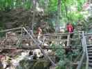 Andreas und Norbert am Kesselfallsteig in der Kesselwandklamm