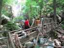 Norbert und Andreas am Kesselfallsteig in der Kesselwandklamm