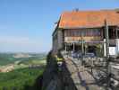 Leopold-Klettersteig: Andreas im Ausstieg, 484 m