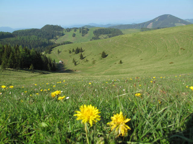 von der Sommeralm Richtung S&uuml;dwesten