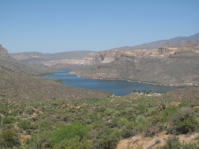 Apache Lake vom Apache Lake Vista Point aus (24. Mai)