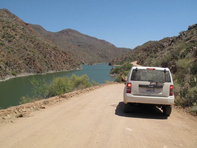 Apache Jeeptrail beim Apache Lake (24. Mai)