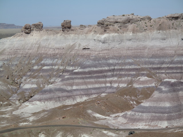 Blue Mesa im Petrified Forest National Park (26. Mai)