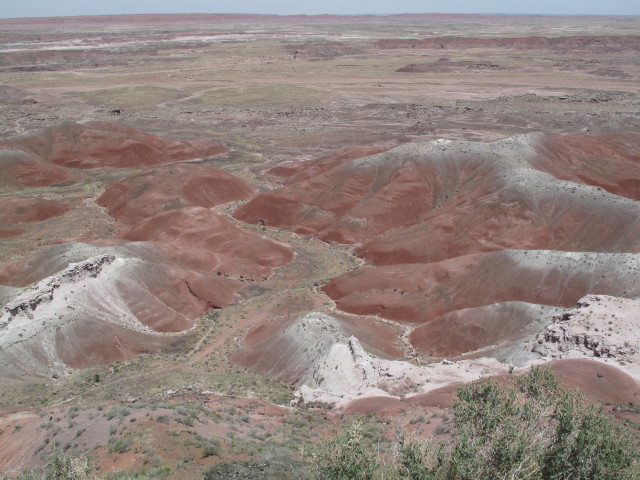 Kachina Point im Petrified Forest National Park (26. Mai)