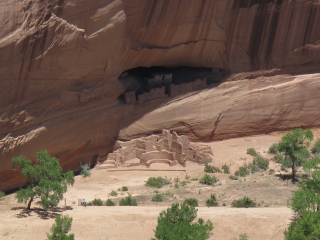 White House vom White House Overlook im Canyon de Chelly National Monument aus (27. Mai)