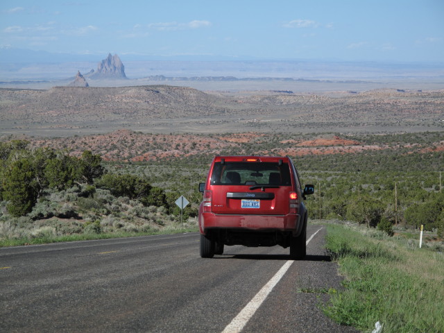 Indian Route 13 zwischen Lukachukai und Red Rock (27. Mai)