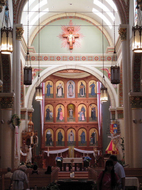 Cathedral Basilica of Saint Francis of Assisi in Santa Fe, 2.134 m (28. Mai)