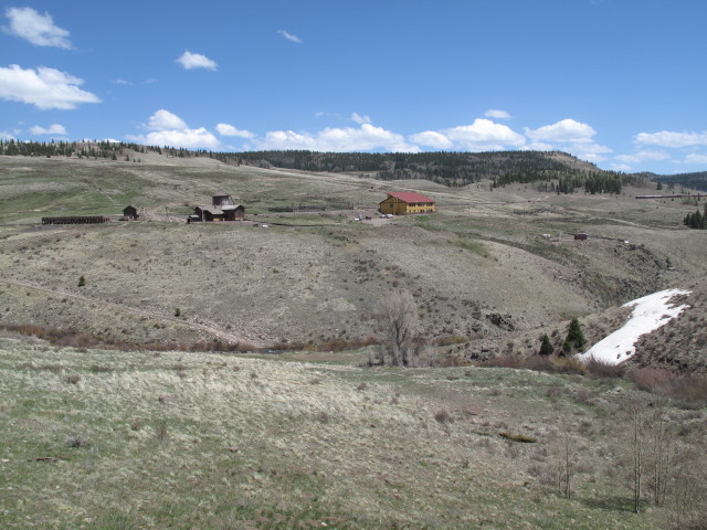 Osier vom San Juan Express #216 der Cumbres & Toltec Scenic Narrow-Gauge Railroad aus (29. Mai)