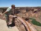 Papa am Face Rock Overlook im Canyon de Chelly National Monument (27. Mai)