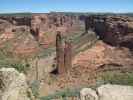 Spider Rock vom Spider Rock Overlook im Canyon de Chelly National Monument aus (27. Mai)