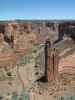 Spider Rock vom Spider Rock Overlook im Canyon de Chelly National Monument aus (27. Mai)