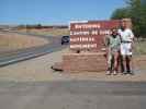 Papa und ich beim Main Entrance des Canyon de Chelly National Monument (27. Mai)