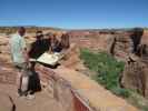 Papa am Antelope House Overlook im Canyon de Chelly National Monument (27. Mai)