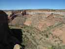 Canyon del Muerto vom Massacre Cave Overlook im Canyon de Chelly National Monument aus (27. Mai)