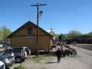 Chama Depot der Cumbres & Toltec Scenic Narrow-Gauge Railroad, 2.397 m (28. Mai)