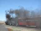 No. 489 mit San Juan Express #216 der Cumbres & Toltec Scenic Narrow-Gauge Railroad in Antonito, 2.404 m (29. Mai)