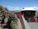 San Juan Express #216 der Cumbres & Toltec Scenic Narrow-Gauge Railroad zwischen Hangmans Trestle und Lava Loop (29. Mai)