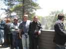 Ich und Papa im San Juan Express #216 der Cumbres & Toltec Scenic Narrow-Gauge Railroad zwischen Sublette und Toltec (29. Mai)