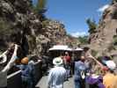 San Juan Express #216 der Cumbres & Toltec Scenic Narrow-Gauge Railroad zwischen Sublette und Toltec (29. Mai)