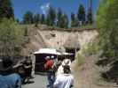 San Juan Express #216 der Cumbres & Toltec Scenic Narrow-Gauge Railroad beim Mud Tunnel (29. Mai)